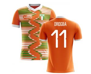 2018-2019 Ivory Coast Home Concept Football Shirt (Drogba 11) - Kids