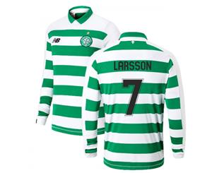2019-2020 Celtic Home Long Sleeve Shirt Kids (Larsson 7)