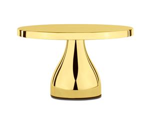 25 cm (10-inch) Round Modern Cake Stand | Gold Plated | Le Gala Collection CS320JGX