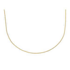 45cm (18") Curb Chain in 10ct Yellow Gold