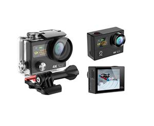 4K Ultra Hd Wifi Sports Action Camera 2" Lcd Video Remote H3R Black
