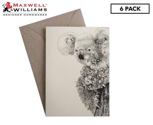 6 x Maxwell & Williams Marini Ferlazzo Greeting Card - Koala