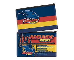 AFL Adelaide Crows QUALITY LARGE Pencil Case for School Work Stationary