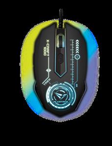 ALCATROZ X-Craft Trek 1000 (3200CPI) 7 Color Graphic Lighting Gaming Optical Mouse