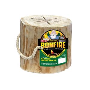 All Natural Bonfire Log with Handle