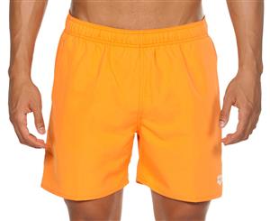 Arena Men's Fundamentals Boxer Swim Shorts - Tangerine/White