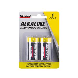 Arlec C Alkaline Batteries - 2 Pack