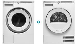 Asko 10kg Logic Front load Washing Machine & Heat Pump Dryer Package