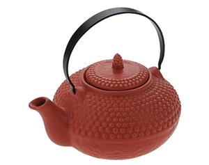 BIA Oriental Hobnail Teapot Shojohi Red