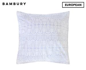 Bambury Quartz European Pillowcase - Slate