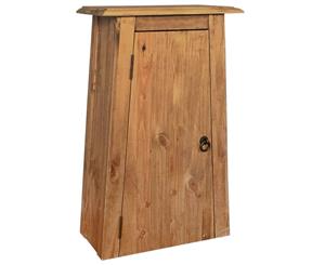 Bathroom Wall Cabinet Solid Recycled Pinewood Vintage Style Home Unit