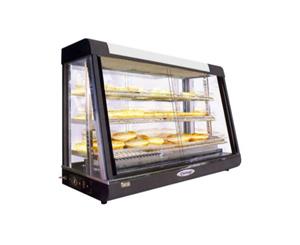 Benchstar Pie Warmer & Hot Food Display Lightbox 3 Shelf 900mmW - Silver