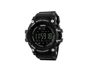 Bluetooth Digital Sports Watch With Health FitnesTracker Compatible with Android and Apple-Black
