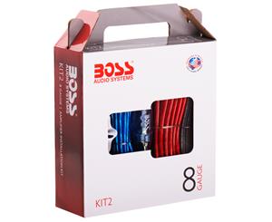 Boss KIT2 8-Gauge 2-Ch Amp Wiring Kit