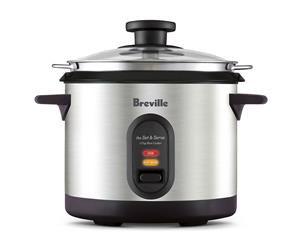 Breville The Set & Serve Rice Cooker & Steamer BRC310BSS