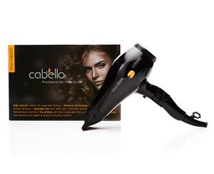 Cabello Pro 4600 Professional Hair Dryer - Black 2400W