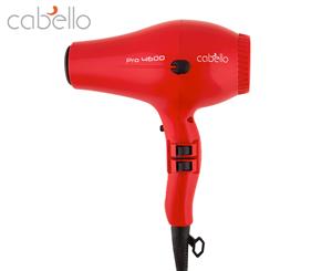 Cabello Pro 4600 Professional Hair Dryer - Red 2400W