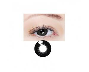 CalaView Cosmetic Contact Lens - 2 Tone - Plain Black
