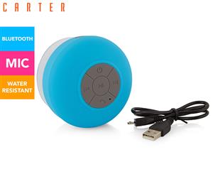 Carter Bluetooth Bathroom Speaker w/ Mic - Blue