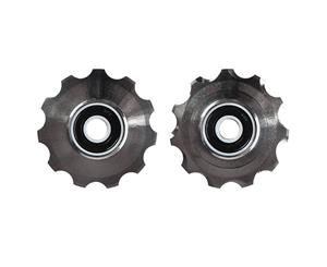 CeramicSpeed 3D Printed Hollow Ti Shimano 11 Speed Pulley Wheels - 11-Speed - Nature G.B. - Titanium Coated - Nature G.B.