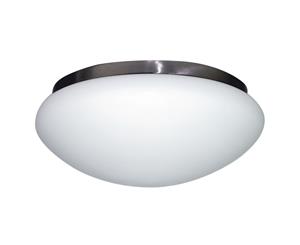 Clipper Oyster Ceiling Light Brushed Chrome