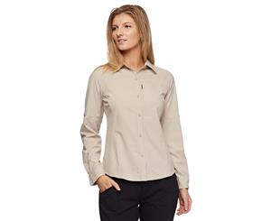 Columbia Women's Silver Ridge Long Sleeve Shirt - Fossil