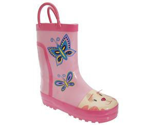 Cotswold Childrens Puddle Boot / Girls Boots (Pink) - FS2218