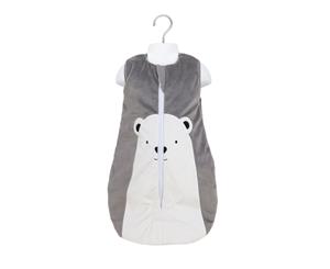 Cotton Fleece Sleeping Bag - Polar Bear 3.0 TOG - Grey