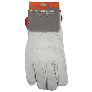 Craftright White Riggers Leather Gloves