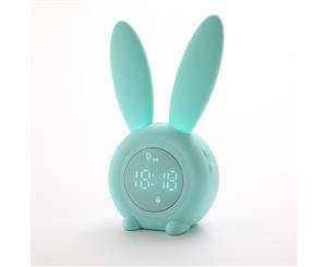 Cute Digital Alarm Clock LED Light - Blue