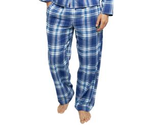 Cyberjammies 6427 Buzz Blue Check Cotton Woven Pyjama Pant