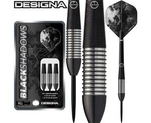 Designa - Black Shadow V2 M2 Darts - Steel Tip - 90% Tungsten - 22g 24g