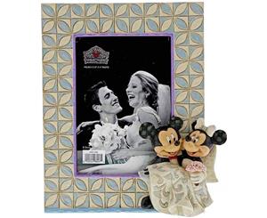 Disney Traditions Mickey and Minnie Mouse Wedding Photo Frame Jim Shore 6001368