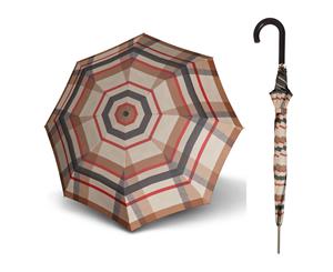Doppler Carbonsteel Umbrella Woven Check Zwei
