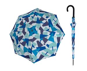 Doppler Fiber Automatic Crush Umbrella Blue - UV