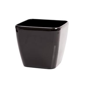 Eden 18cm Black Premium Round Self Watering Plastic Pot