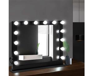 Embellir Hollywood Makeup Mirror LED Light Bulbs Lighted Vanity Beauty BLACK