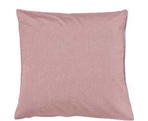European Pillow Case - Dusky Red Melange - Vintage Softwash Cotton