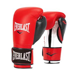 Everlast Powerlock Training Boxing Glove Red / Black 12oz