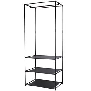 Ezy Storage 3 Tier Clothing Organiser With shelves
