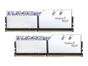 G.Skill Trident Z Royal Silver (F4-3000C16D-16GTRS) 16GB Kit (8GBx2) DDR4 3000 Desktop RAM