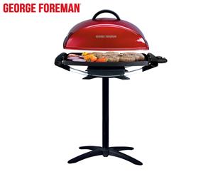 George Foreman Indoor/Outdoor BBQ Grill - Red