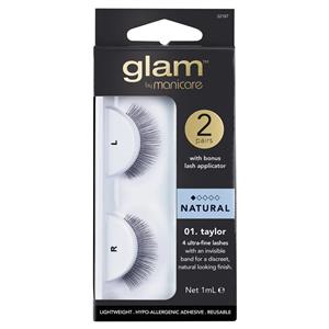 Glam By Manicare 01 Taylor 2 Pack Lashes