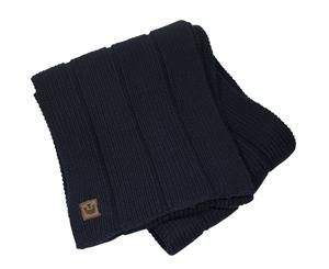 Goorin Brothers Aegan Sea Scarf Authentic Rib Knit - Navy