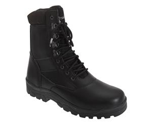 Grafters Mens Top Gun Thinsulate Lined Combat Boots (Black) - DF706