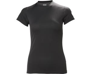 Helly Hansen Womens/Ladies HH Tech Lightweight Quick Drying T Shirt - EBONY