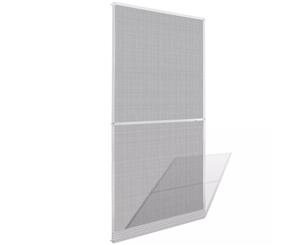 Hinged Insect Screen for Doors White 100x215cm Fly Mesh Guard Curtain