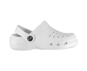 Hot Tuna Kids Infants Cloggs Shoes Footwear- White