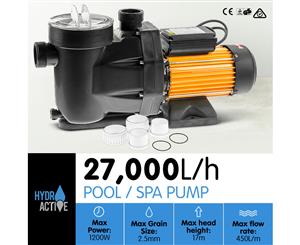 HydroActive Swimming Pool Water Pump - 1200W