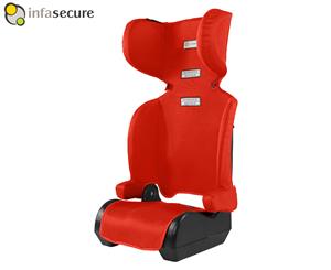 InfaSecure Versatile Folding Booster Seat - Red